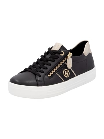 remonte Plateau Sneaker in Schwarz