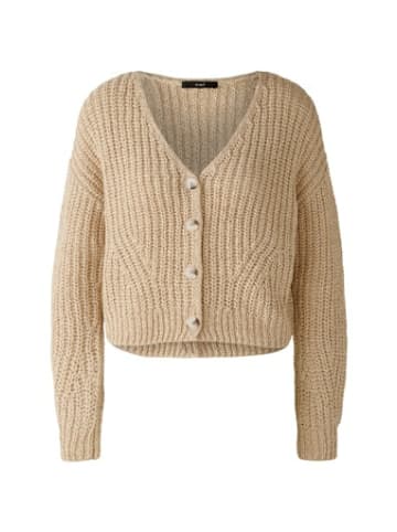 Oui V-Kragen Pullover für Damen in schwarz