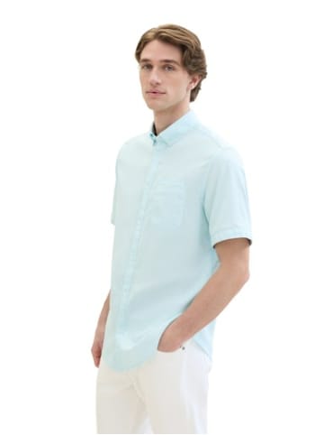 Tom Tailor Kurzarm FreizeitHemd für Herren in trkis