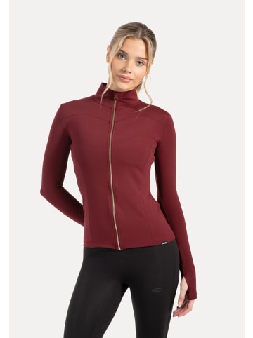 SMILODOX Trainingsjacke Kenna Gold in Bordeaux