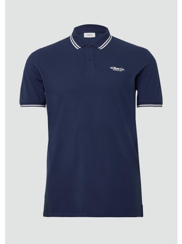 s.Oliver Polo-Shirt in 5852_tiefblau