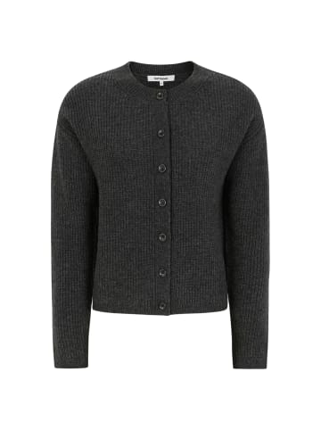 Soft Rebels Strickjacke SRWest in 659 Charcoal Melange