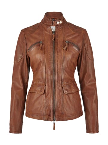 7eleven Lederjacke 'Kandi' in Cognac