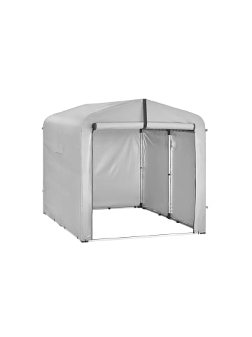 SoBuy Fahrradunterstand in Hellgrau - (W) 159 x (H) 165 x (L) 219 cm
