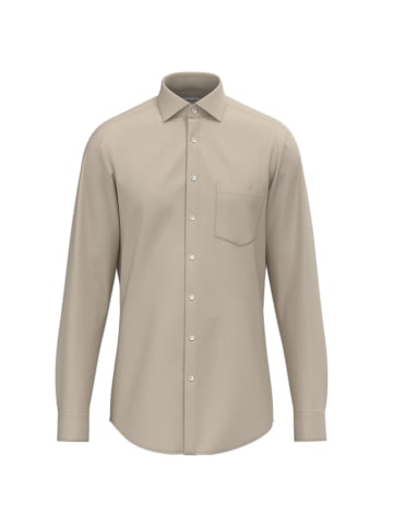 Seidensticker Flanellhemd Regular in Beige