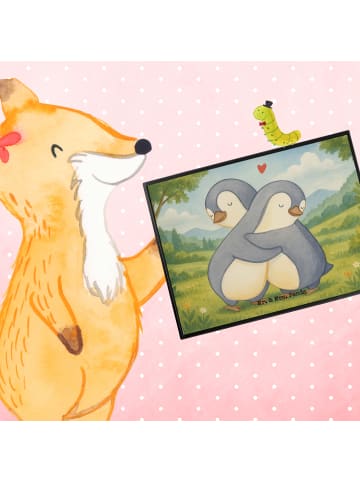 Mr. & Mrs. Panda schreibtischunterlage Pinguine Kuscheln Design ... in Weiß