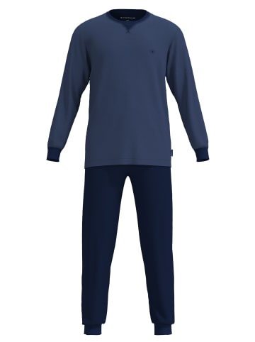 Tom Tailor Pyjama Nevada in blau-mittel-Ringel