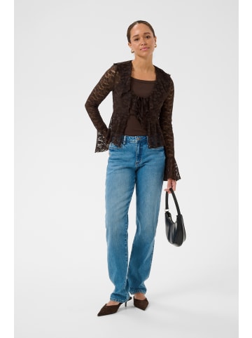 Kaffe Bluse langarm KAviccy Tight fit in Coffee Bean