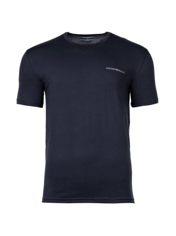 Emporio Armani T-Shirt 2er Pack in Blau/Weiß