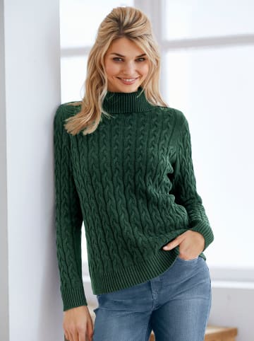 Heine Feinstrickpullover in moos