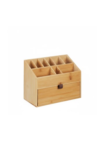 relaxdays Kosmetik Organizer in Natur - (B)25,5 x (H)19 x (T)12,5 cm