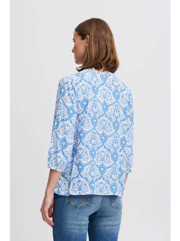 b. young BYHALBA BLOUSE - LIGHT WOVEN Loose fit in Palace Blue Mix