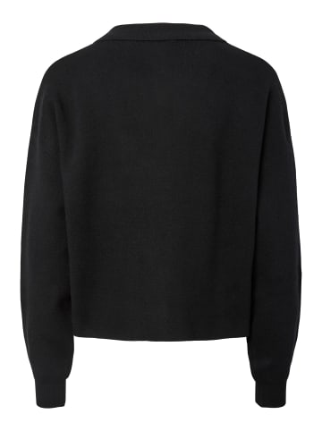 Pieces Strickjacke in Black