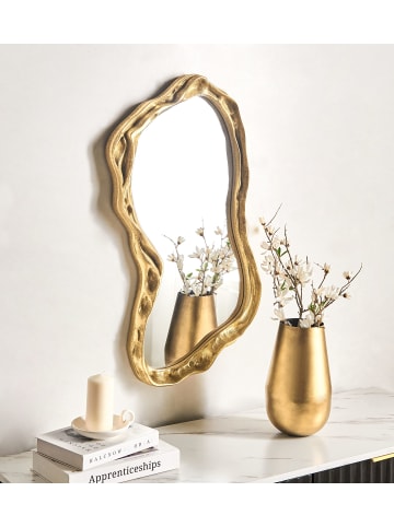 Beliani Wandspiegel SERY in Gold - (W) 38 x (H) 75 x (L) 6 cm