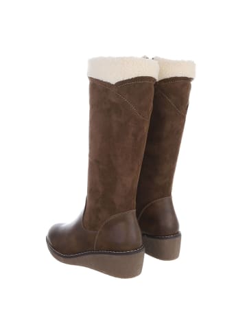 Ital-Design Stiefel in Khaki