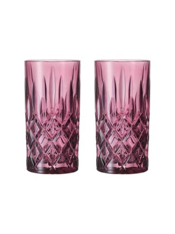 Nachtmann 2er Set Longdrinkgläser Noblesse 395 ml in Berry