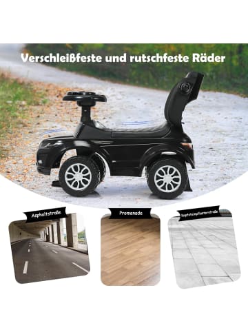 COSTWAY 3 in 1 Rutschauto ab 1 Jahr in Schwarz