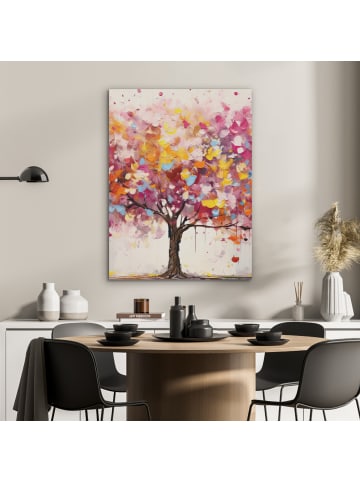 OnlyWow Akustibild Farbiger Baum