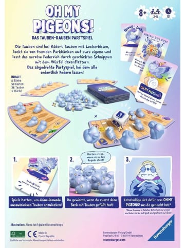 Ravensburger Ravensburger Partyspiel Oh my Pigeons! in bunt