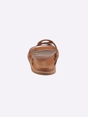 Heine Pantolette in cognac