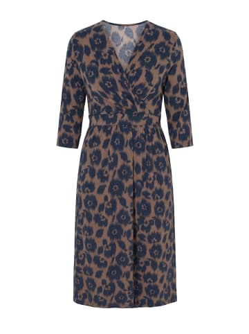 Ulla Popken Midikleid in kieselbraun