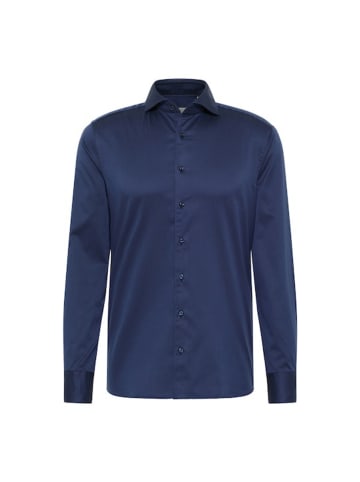 Eterna Langarmhemd in navy