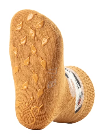 Sterntaler ABS Krabbelsocken 2er-Pack Biber in hellbraun