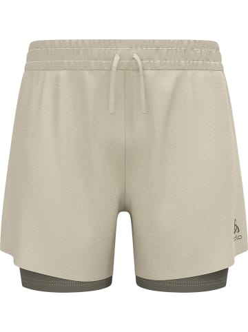 Odlo Sportshorts "2-in-1 short ZEROWEIGHT 5 INCH" in Grau