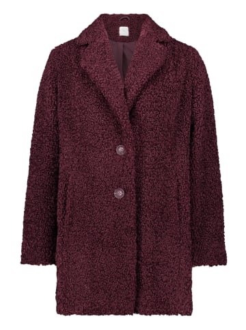 BETTY & CO Outdoorjacke mit Reverskragen in Dark Aubergine