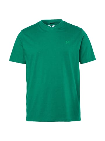Men Plus Kurzarm T-Shirt in smaragdgrün