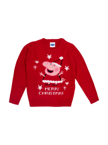 Peppa Pig Peppa Wutz Winterpullover in rot