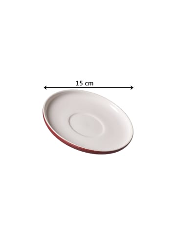 Ritzenhoff & Breker 6er Set Kaffeeuntertassen Jasper ø 15.0 cm in beere