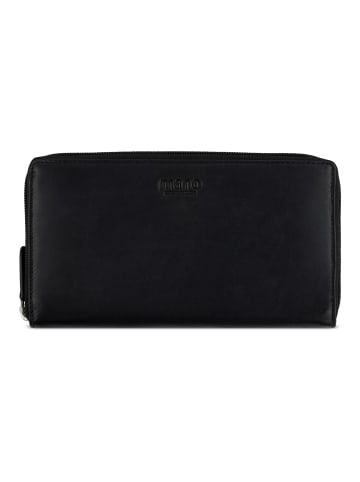 mano Don Andrea Geldbörse RFID Schutz Leder 19 cm schwarz