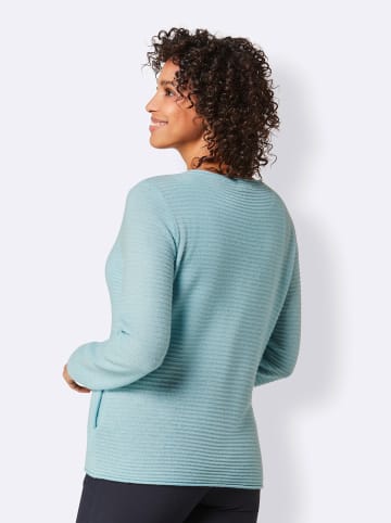 creation L Kaschmir-Strickjacke in kalkmint