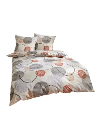 Traumschlaf Bettwäsche Kreise in grau