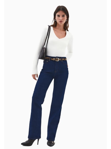 OXXO Röhrenhose DARK BLUE DENIM