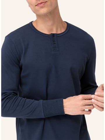 Hessnatur Schlafhemd in dunkelblau