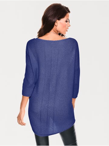 Heine V-Pullover in royalblau
