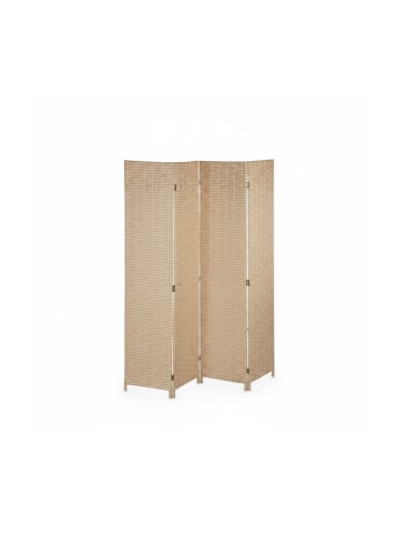 relaxdays Paravent in Hellbraun - (B)160 x (H)170 cm