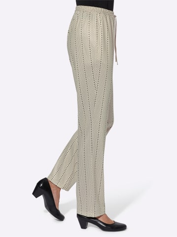 WITT WEIDEN Jersey-Hose in sand-getupft