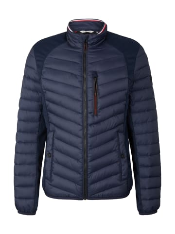 Tom Tailor Jacke 'Hybrid' in blau