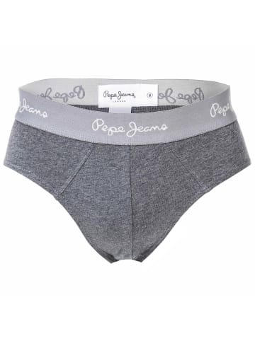 Pepe Jeans Slip 3er Pack in Schwarz/Weiß/Grau