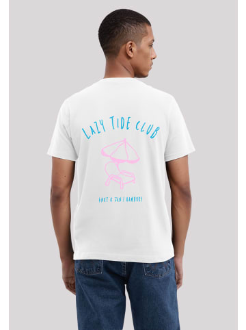 F4NT4STIC T-Shirt Knut und Jan Scribble Logo in weiß