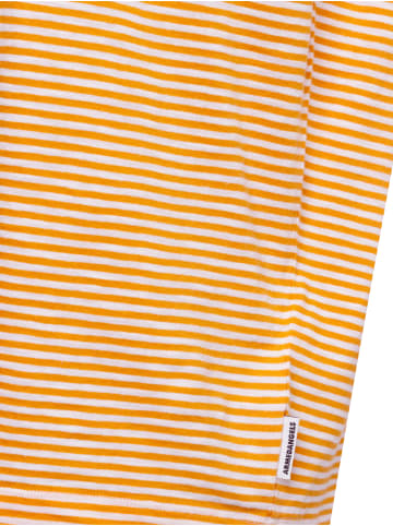 armedangels T-Shirt Oneliaa Lovely Stripes in orange weiß - 0001
