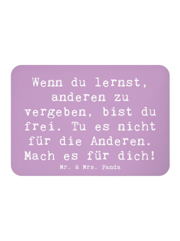 Mr. & Mrs. Panda Kühlschrankmagnet Spruch Vergebung Freiheit mit... in Lavendeltraum