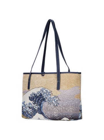 Goebel Schultertasche " Katsushika Hokusai - Die Welle " in Bunt