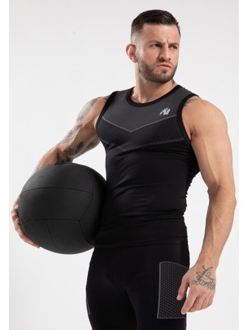Gorilla Wear Norton Nahtloses Tanktop – Schwarz