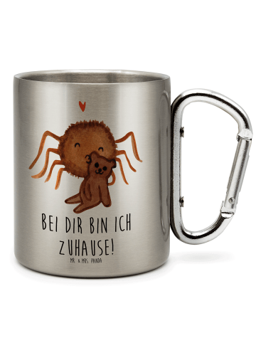 Mr. & Mrs. Panda Teetasse Spinne Agathe Teddy mit Spruch in Silber