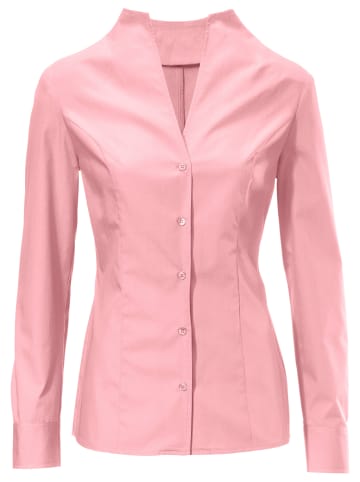 Heine Stehkragen-Bluse in altrose