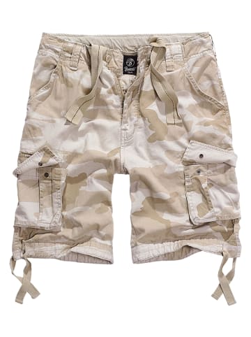 Brandit Cargo Shorts in Sand Flecktarn